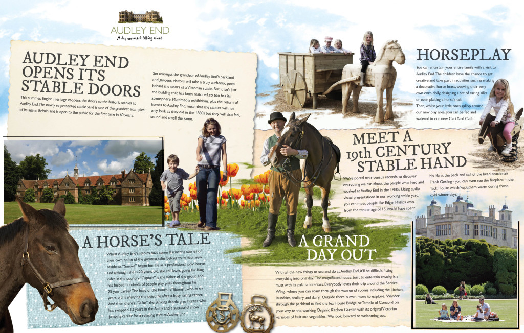 Audley End newspaper wrap